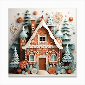 Gingerbread House 8 Canvas Print