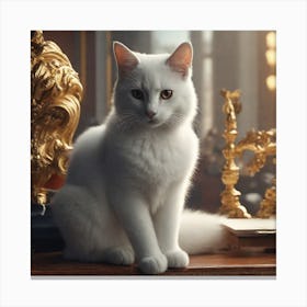 King'S Cat Canvas Print