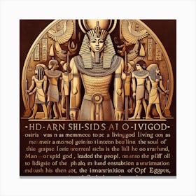 Egyptian Gods 1 Canvas Print