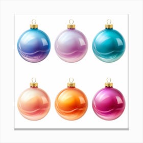 Christmas Ornaments 3 Canvas Print