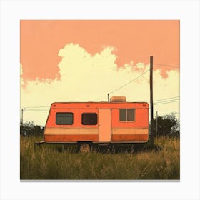 Rv Camper Canvas Print