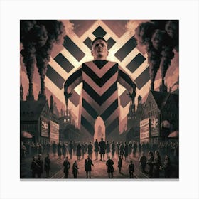 The Rise Of The Industrial Titan Canvas Print