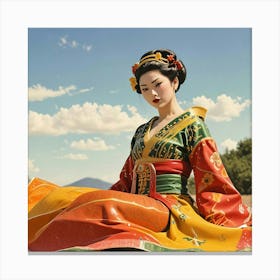 Creative Geisha Artwork 29 Canvas Print