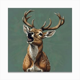 Deer! 17 Canvas Print