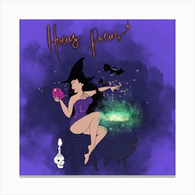 Hocus-pocus babe Canvas Print