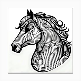 Horse Head 4 Canvas Print