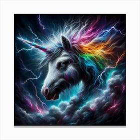 Rainbow Unicorn Canvas Print