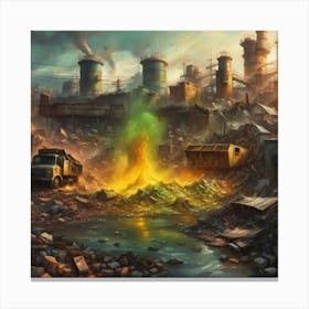 Industrial City 1 Canvas Print