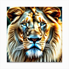 Lion art 27 Canvas Print