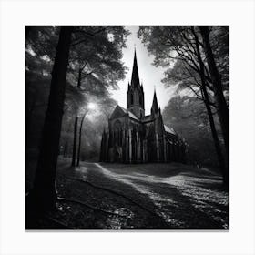 Church In The Woods 2 Canvas Print