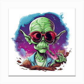 Egyptian Alien Canvas Print