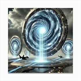 Vortex Gates Fast Deployment Canvas Print