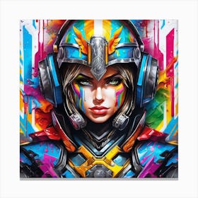 Overwatch Girl Canvas Print