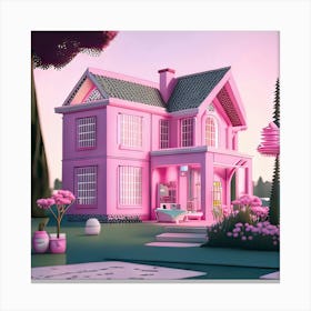 Barbie Dream House (820) Canvas Print