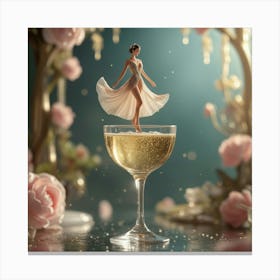 Surreal Elegance and Sophistication in Balance Canvas Print