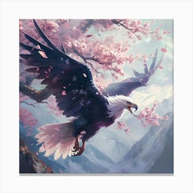 Eagle In Flight Canvas Print