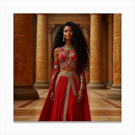 Egyptian Woman 16 Canvas Print