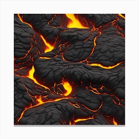 Lava Flow 17 Canvas Print