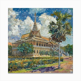 Phnom Penh Royal Palace 1 Canvas Print