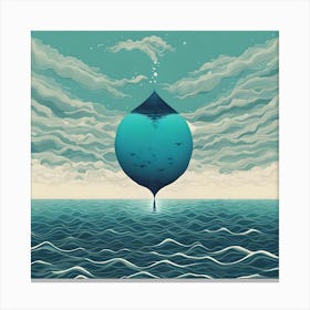 A Drop In The Ocean 1 Canvas Print