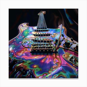 Psychedelic Guitar 2 Canvas Print