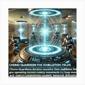 Chrono Guardians Time Stabilization Canvas Print