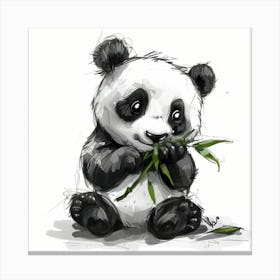 Cute Panda Canvas Print