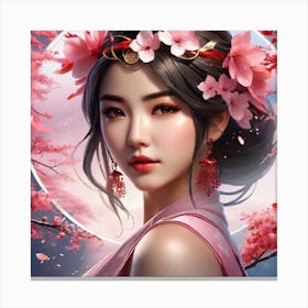 Chinese Girl 11 Canvas Print