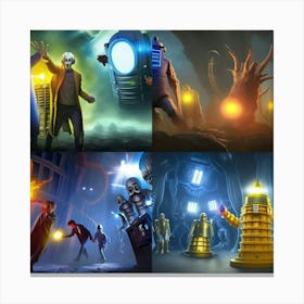 Dr Who Canvas Print