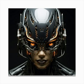 Cybernetic Woman Canvas Print