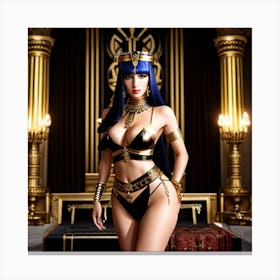 Phaoronic Cleopatra Royal Castle Canvas Print