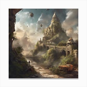 Fantasy Painting 16 Canvas Print