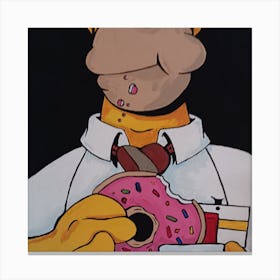 Hungry hungry Homer Canvas Print