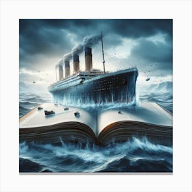 Titanic ship 1 Canvas Print