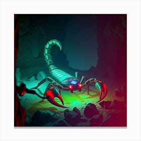 Scorpion In The Cave 1 Canvas Print