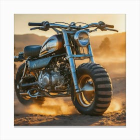 Motor Bike Canvas Print