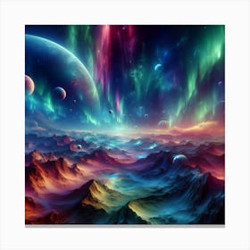 Nasa Space Art Canvas Print