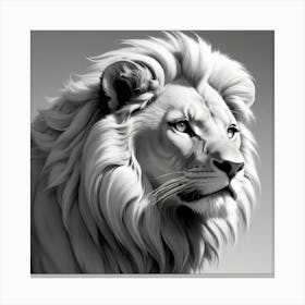 Lion Portrait Canvas Print