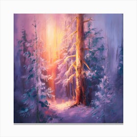 Winter Forest Canvas Print