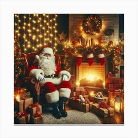 Christmas Santa 1 Canvas Print