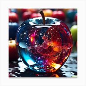 Colorful Apple Canvas Print