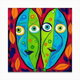 Two Faces 2 Canvas Print