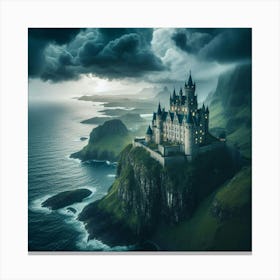 Castle On The Cliffs Canvas Print