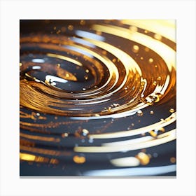 Swirling Water Canvas Print