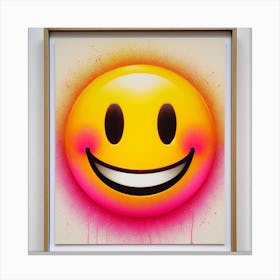 Smiley Face 14 Canvas Print