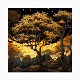 'Dark Forest' Canvas Print