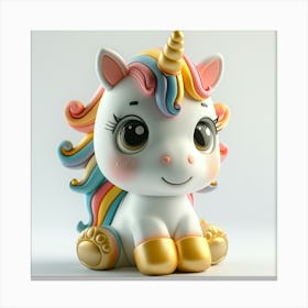 Unicorn Figurine 41 Canvas Print