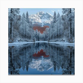 Tatra Mountain In Winter Canvas Print