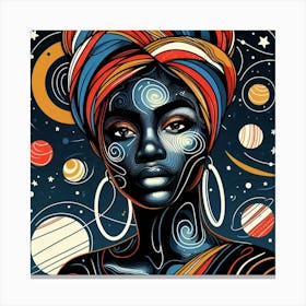 Andorintha Celestial Portrait Canvas Print