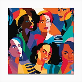 Women Of Color Canvas Print